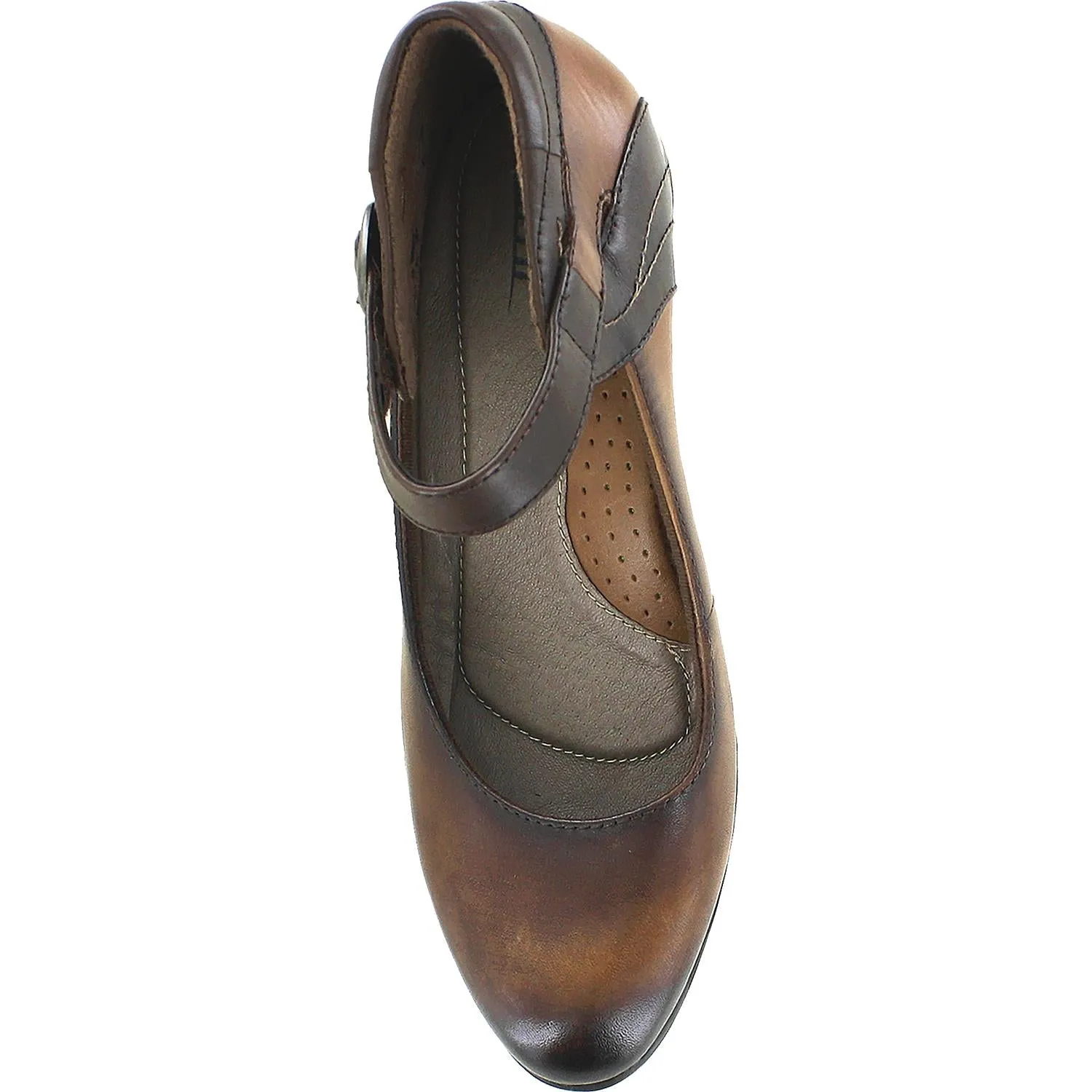 Women's Earth Garnet Almond Leather