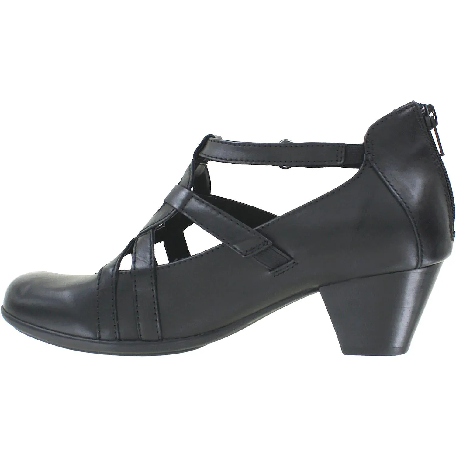 Women's Earth Virtue Black Leather