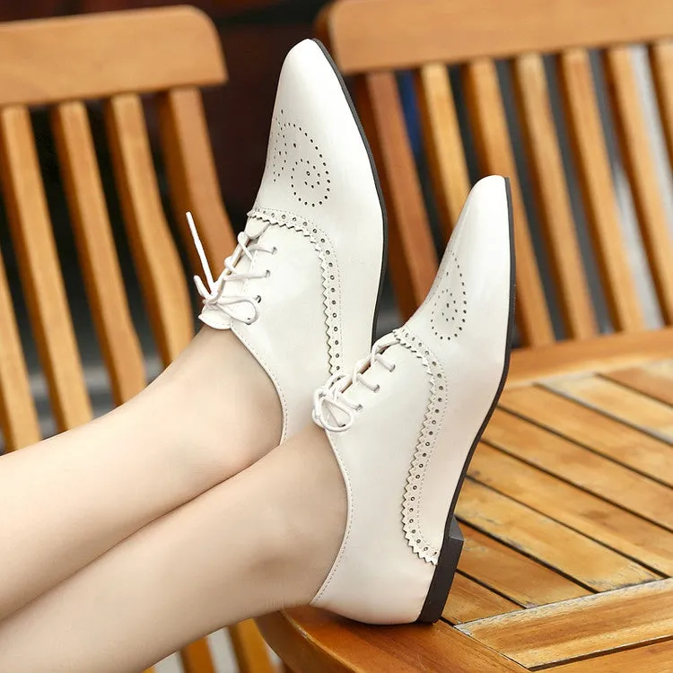 Women's Laser Pointed Toe Flats Shoes