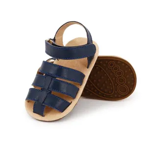 Ziggie First/Pre Walker Toddler Sandals Navy by SKEANIE